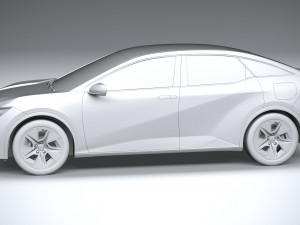 Toyota BZ3 2024 3D Модель