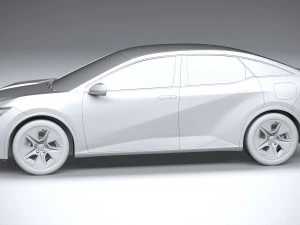 Toyota BZ3 2024 3D Model