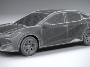 Toyota BZ3 2024 3D Модель