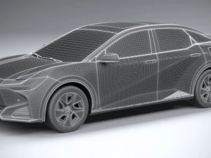 Toyota BZ3 2024 3D Model