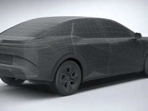 Toyota BZ3 2024 3D Model