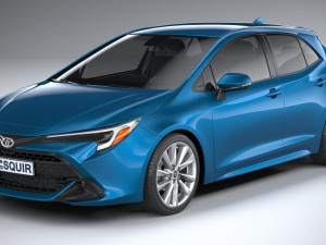 Toyota Corolla Hatchback 2023 3D मॉडल