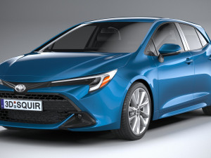 Toyota Corolla Hatchback 2023 3D मॉडल