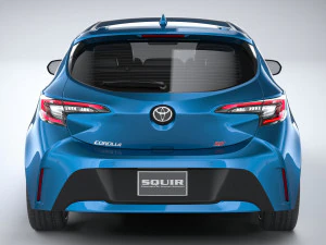 Toyota Corolla Hatchback 2023 3D Model