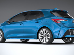Toyota Corolla Hatchback 2023 3D मॉडल