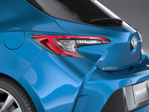 Toyota Corolla Hatchback 2023 3D मॉडल