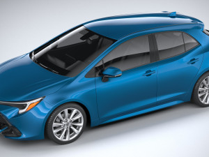 Toyota Corolla Hatchback 2023 3D मॉडल