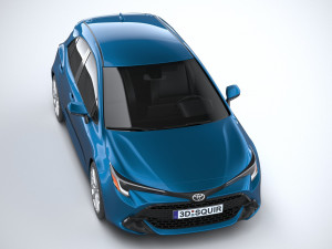 Toyota Corolla Hatchback 2023 3D मॉडल
