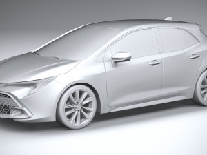 Toyota Corolla Hatchback 2023 3D मॉडल