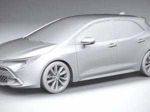 Toyota Corolla Hatchback 2023 3D Model