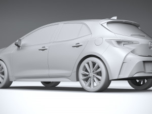 Toyota Corolla Hatchback 2023 3D मॉडल