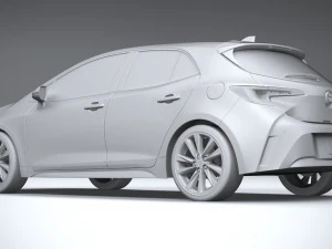Toyota Corolla Hatchback 2023 3D Model