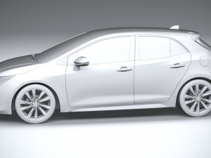 Toyota Corolla Hatchback 2023 3D मॉडल