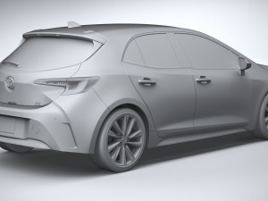 Toyota Corolla Hatchback 2023 3D मॉडल