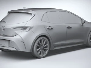 Toyota Corolla Hatchback 2023 3D Model