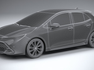 Toyota Corolla Hatchback 2023 3D मॉडल