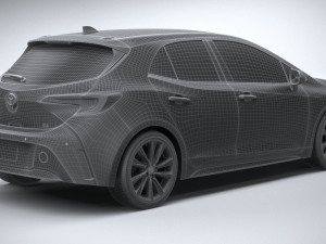 Toyota Corolla Hatchback 2023 3D मॉडल
