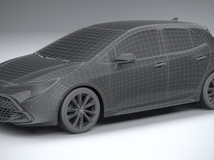 Toyota Corolla Hatchback 2023 3D मॉडल