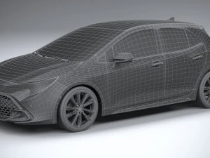 Toyota Corolla Hatchback 2023 3D Model