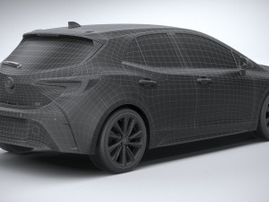 Toyota Corolla Hatchback 2023 3D मॉडल