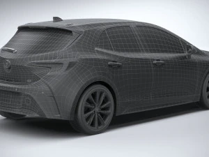 Toyota Corolla Hatchback 2023 3D Model