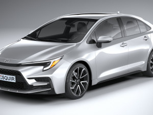 Toyota Corolla Sedan HSE 2023 Modello 3D