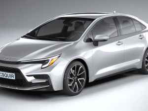 Toyota Corolla Sedan HSE 2023 3D Model