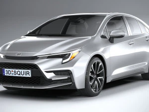 Toyota Corolla Sedan HSE 2023 3D Model