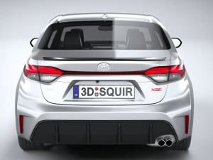Toyota Corolla Sedan HSE 2023 Modello 3D