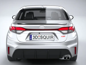 Toyota Corolla Sedan HSE 2023 3D Model
