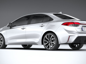 Toyota Corolla Sedan HSE 2023 Modello 3D