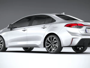 Toyota Corolla Sedan HSE 2023 3D Model