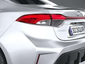 Toyota Corolla Sedan HSE 2023 3D Model