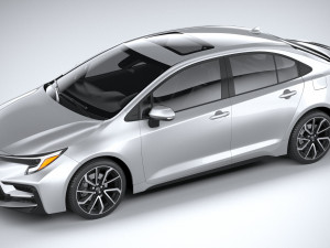 Toyota Corolla Sedan HSE 2023 Modello 3D