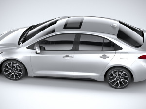 Toyota Corolla Sedan HSE 2023 Modello 3D