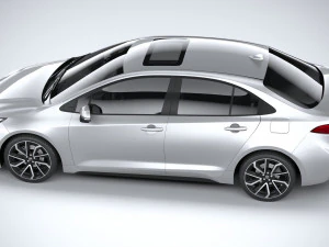 Toyota Corolla Sedan HSE 2023 3D Model