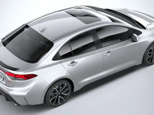 Toyota Corolla Sedan HSE 2023 3D Model