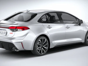 Toyota Corolla Sedan HSE 2023 3D Model