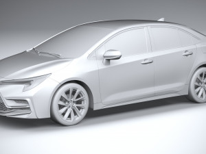 Toyota Corolla Sedan HSE 2023 Modello 3D