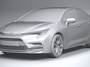 Toyota Corolla Sedan HSE 2023 Modello 3D