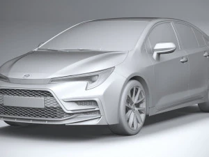 Toyota Corolla Sedan HSE 2023 3D Model