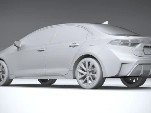 Toyota Corolla Sedan HSE 2023 3D Model