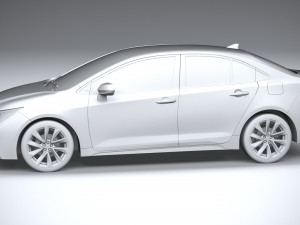 Toyota Corolla Sedan HSE 2023 Modello 3D