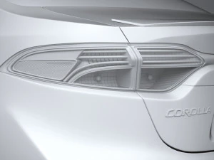 Toyota Corolla Sedan HSE 2023 3D Model