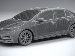Toyota Corolla Sedan HSE 2023 Modello 3D