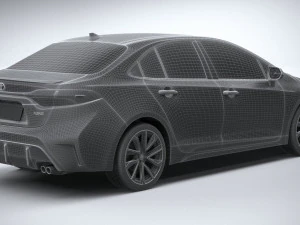 Toyota Corolla Sedan HSE 2023 3D Model