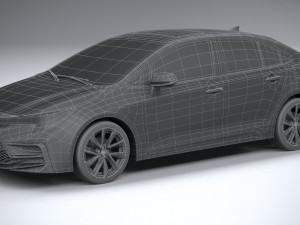 Toyota Corolla Sedan HSE 2023 Modello 3D