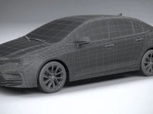 Toyota Corolla Sedan HSE 2023 3D Model