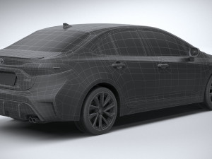 Toyota Corolla Sedan HSE 2023 Modello 3D