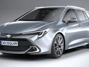 Toyota Corolla Touring 2023 3D Model